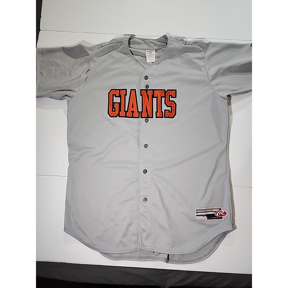 Rawlings 90's Pro Performance Giants Baseball Jersey Gray #17‎ Stitched Mens 50